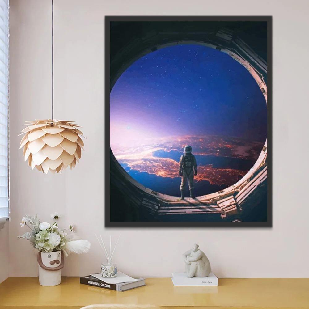 Astronaute Peinture par Numéros