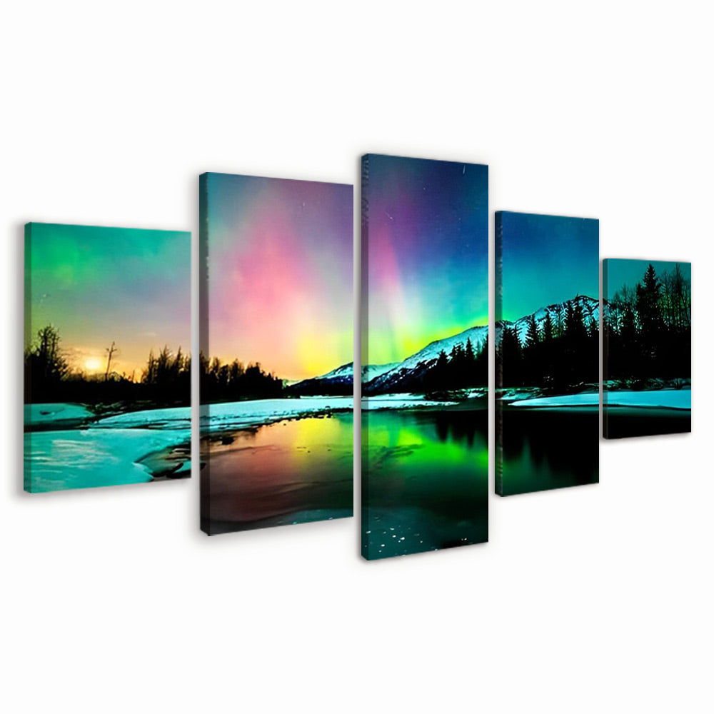 Aurore 5 Partie Peinture par Numéros