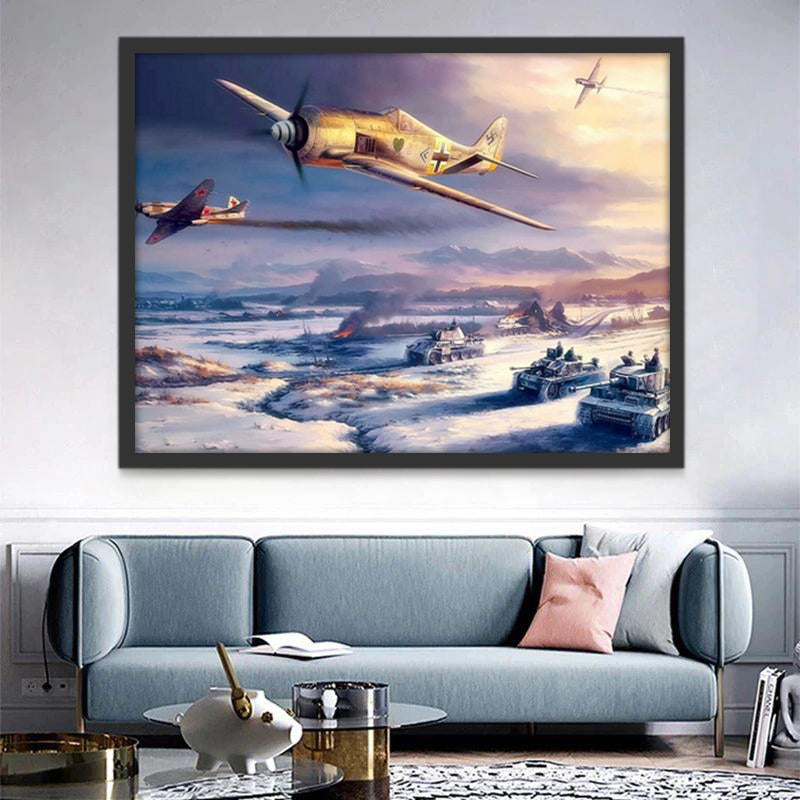 Avions de Chasse Peinture par Numéros