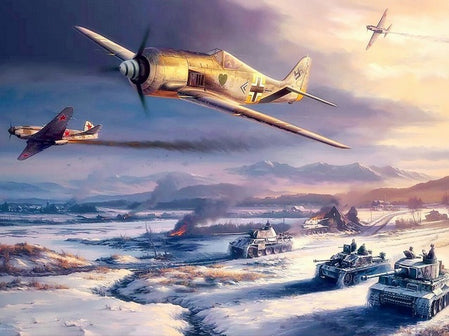 Avions de Chasse Peinture par Numéros
