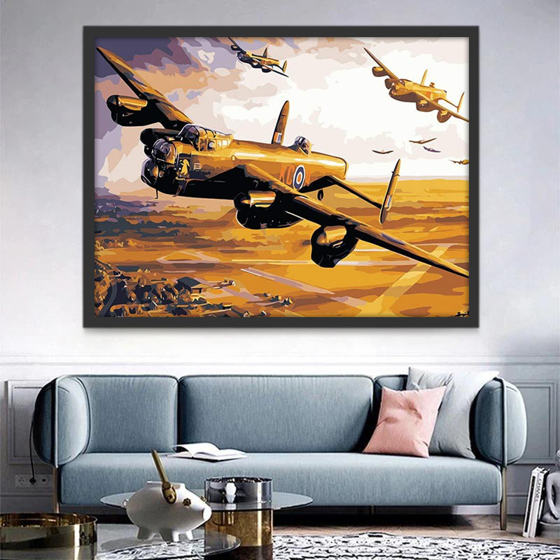 Avro Lancaster Peinture par Numéros