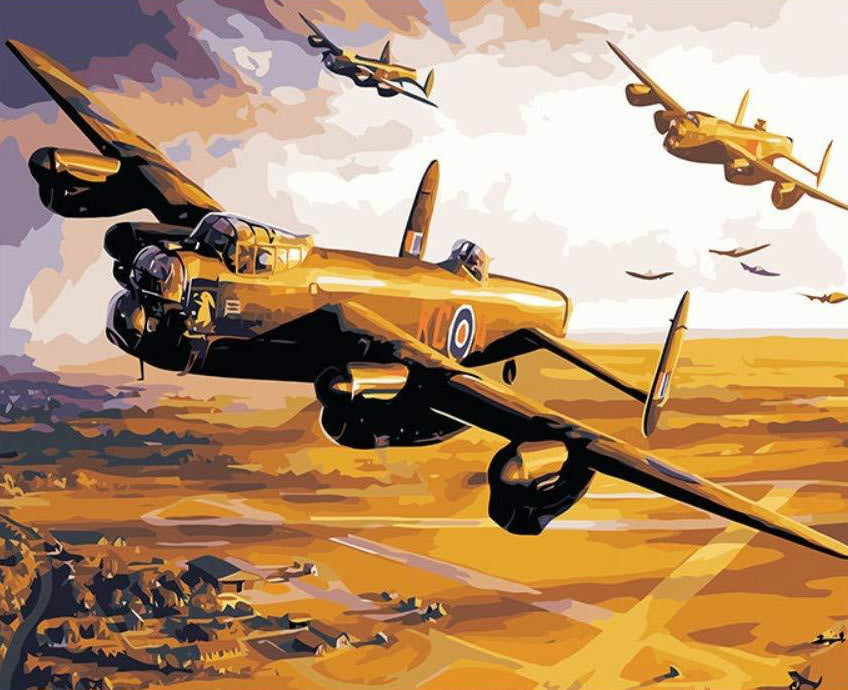 Avro Lancaster Peinture par Numéros