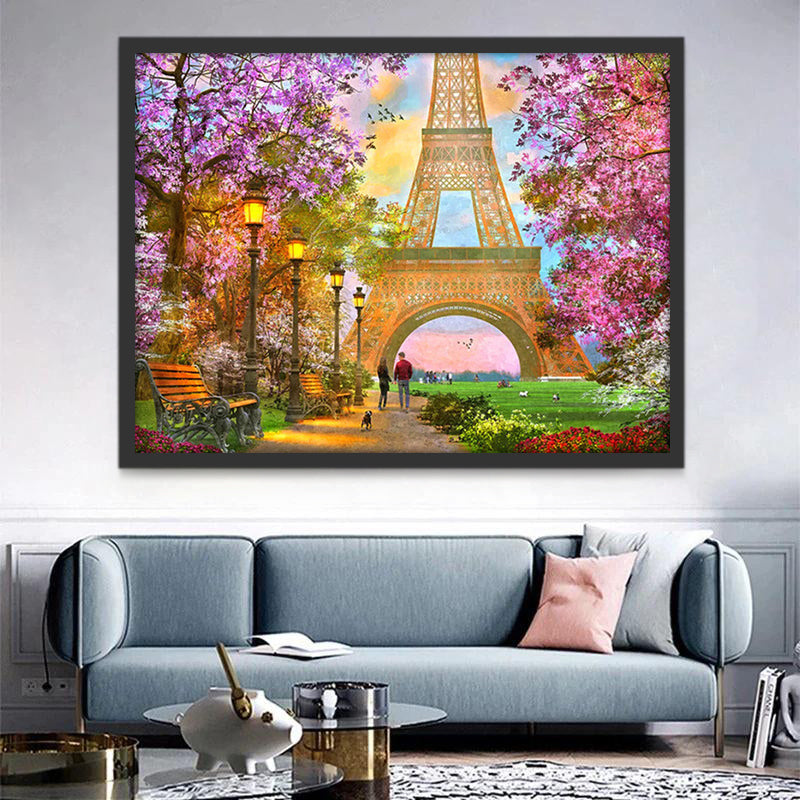 Balade à Paris Peinture par Numéros