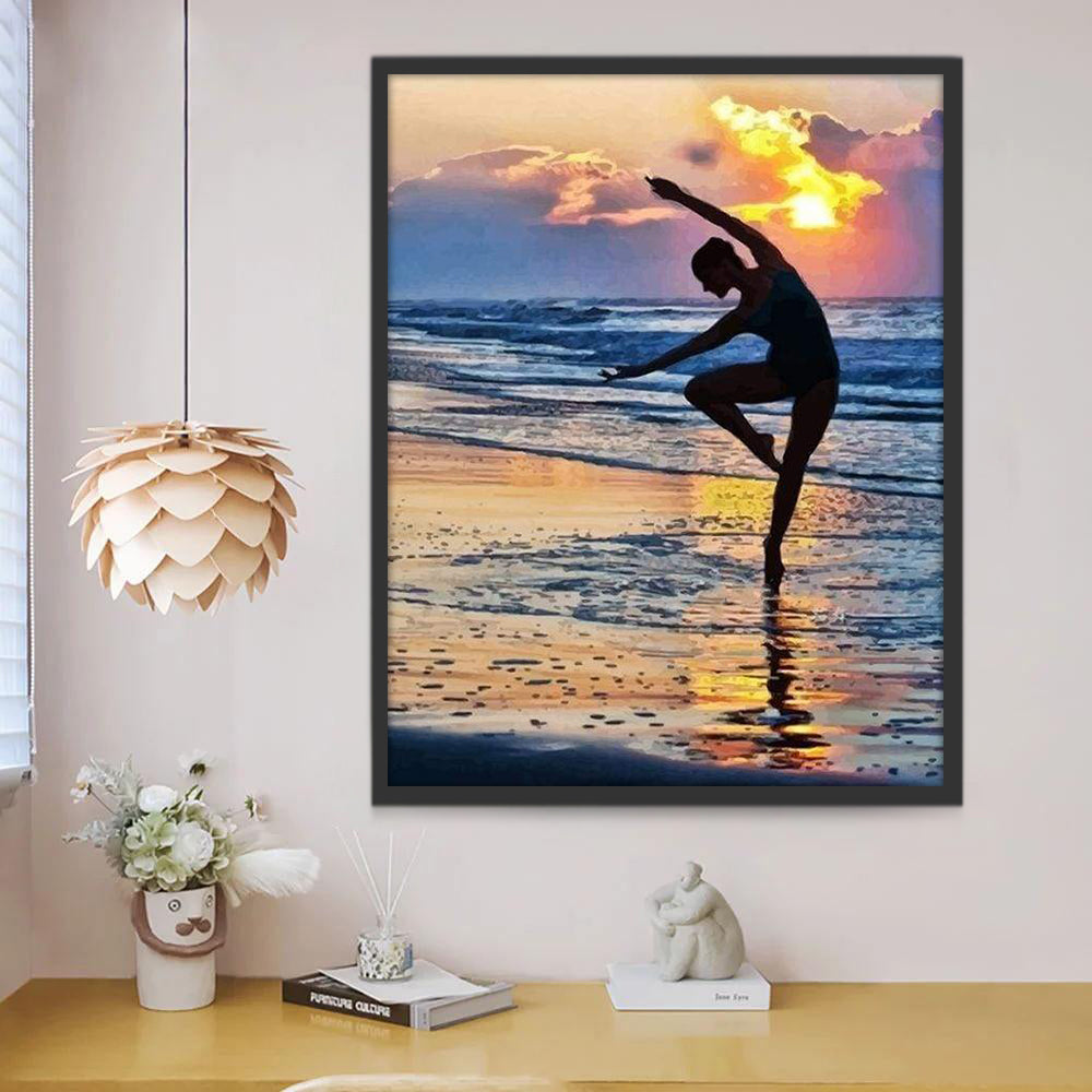 Ballet au bord de la Mer Peinture par Numéros