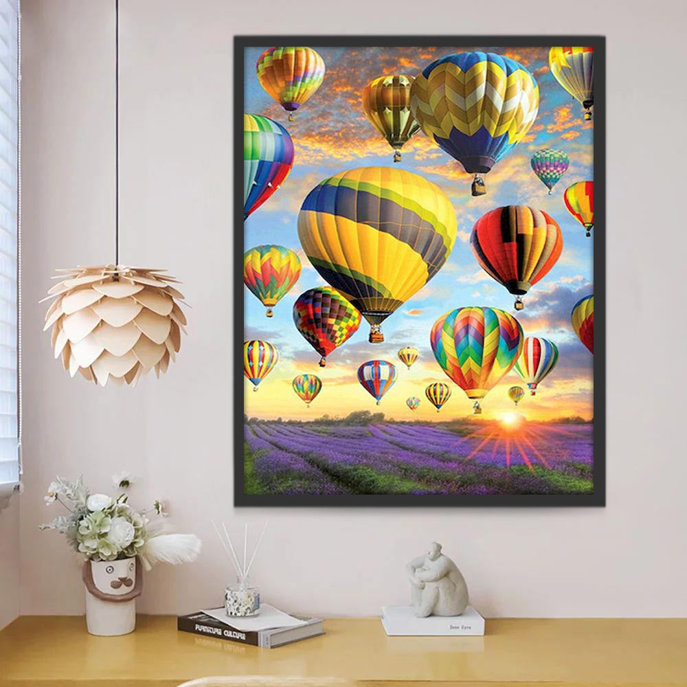 Ballons à Air Chaud Peinture par Numéros