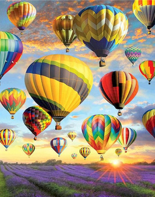 Ballons à Air Chaud Peinture par Numéros