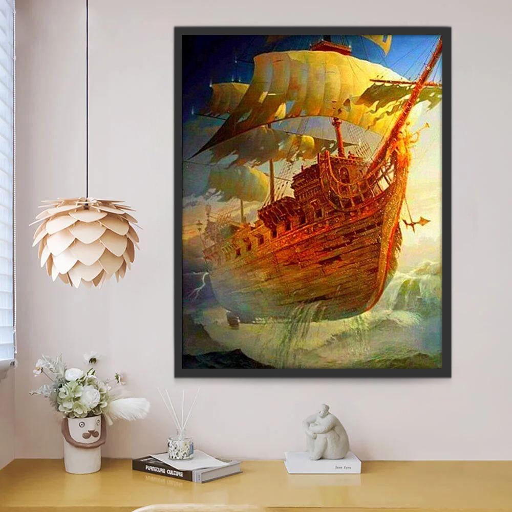 Bateau Magique Peinture par Numéros