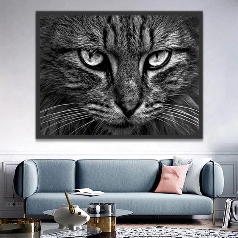Beau Chat Peinture par Numéros