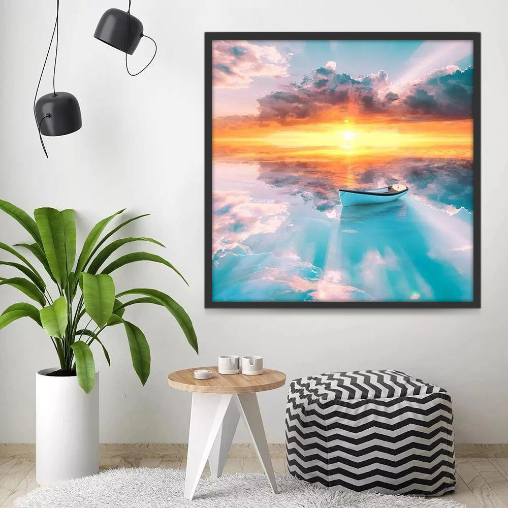 Beau Paysage Naturel Peinture par Numéros