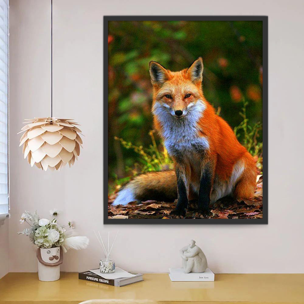 Beau Renard Roux Peinture par Numéros