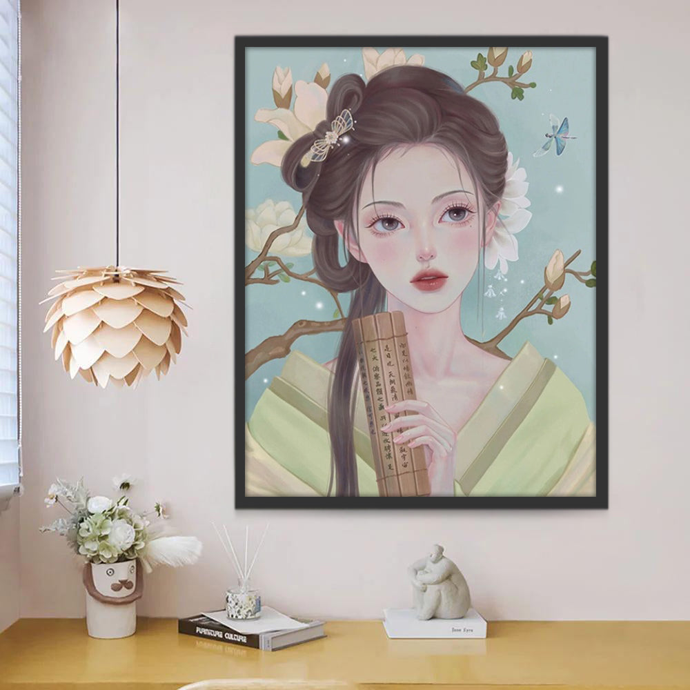 Beauté de Chine Ancienne Peinture par Numéros