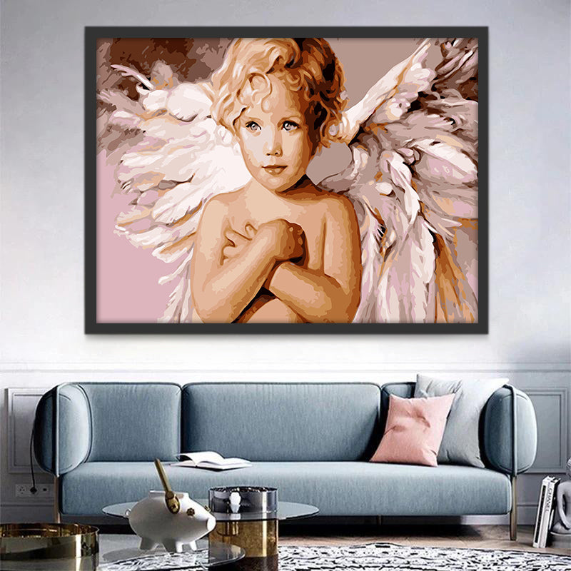 Bébé Ange Peinture par Numéros