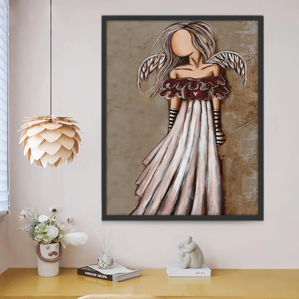 Bel Ange Peinture par Numéros