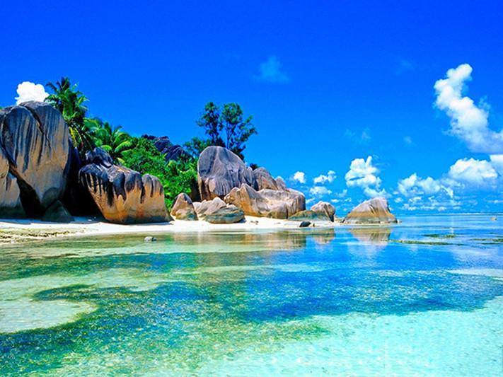 Bel Paysage de Mer Peinture par Numéros