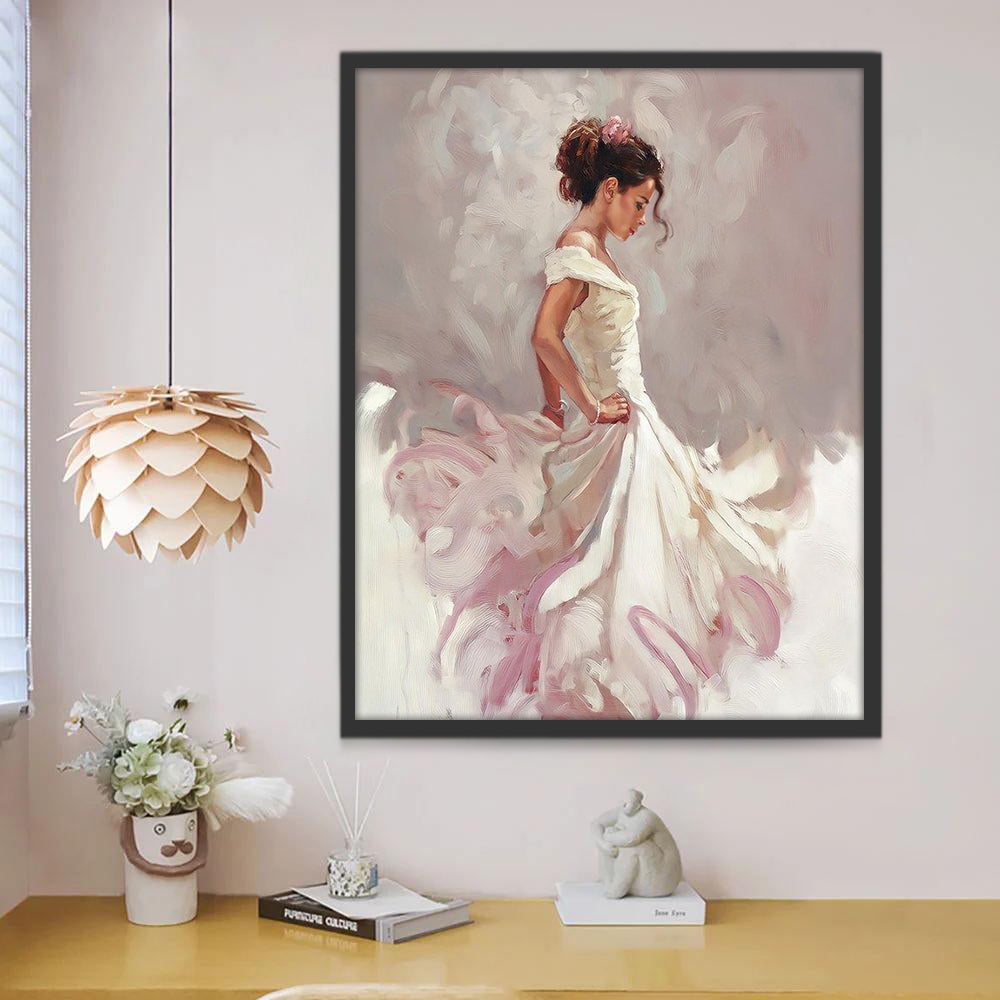 Belle Mariée Peinture par Numéros