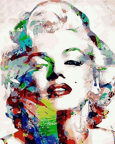 Belle Monroe Peinture par Numéros