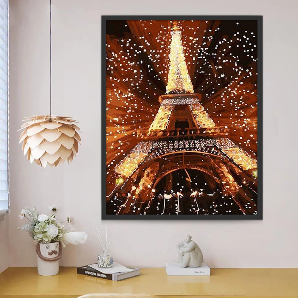 Belle Tour Eiffel Peinture par Numéros