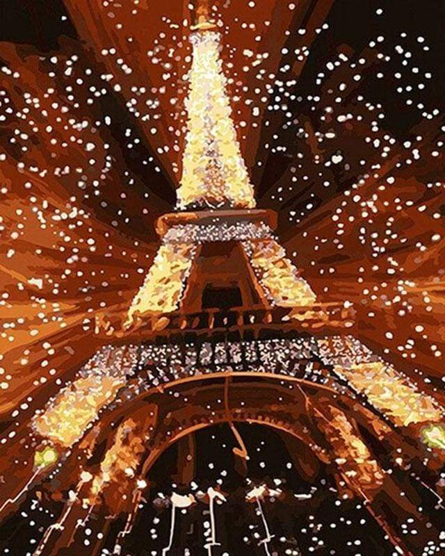 Belle Tour Eiffel Peinture par Numéros