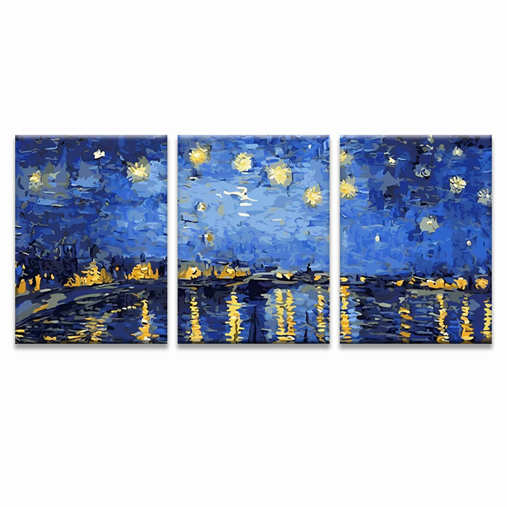 Belle Vue 3 Partie Peinture par Numéros