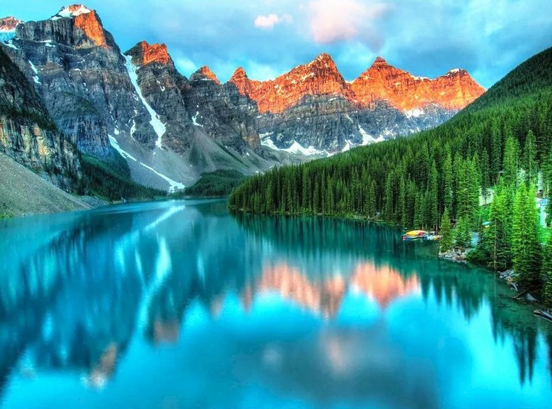 Belle Vue de Lac Peinture par Numéros