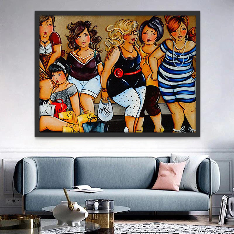 Belles Femmes Peinture par Numéros