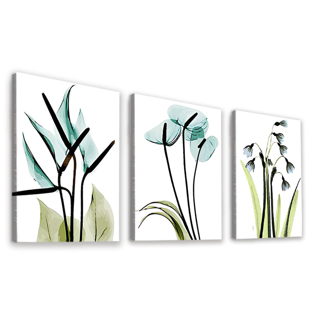 Belles Fleurs 3 Partie Peinture par Numéros