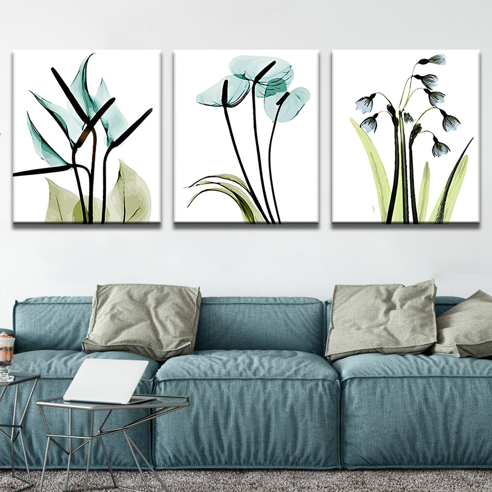 Belles Fleurs 3 Partie Peinture par Numéros