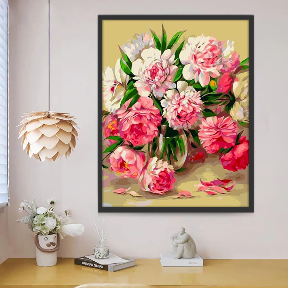 Belles Grandes Fleurs Peinture par Numéros