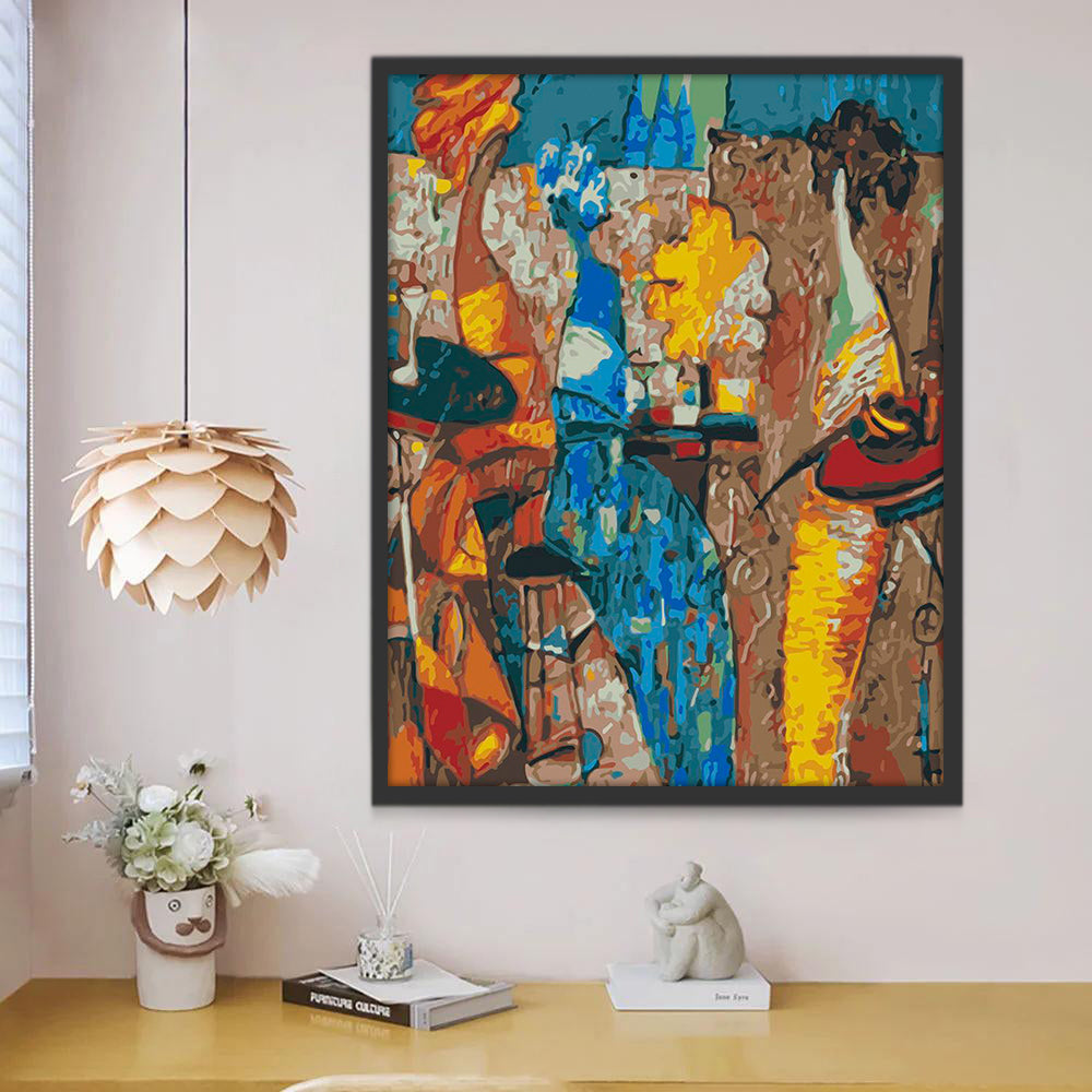 Bistrot Peinture par Numéros