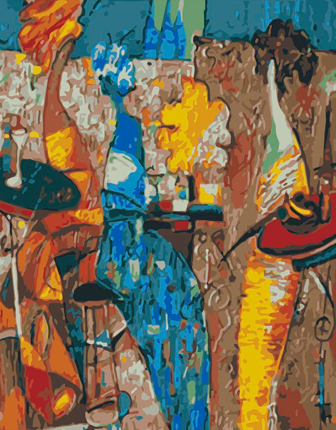 Bistrot Peinture par Numéros