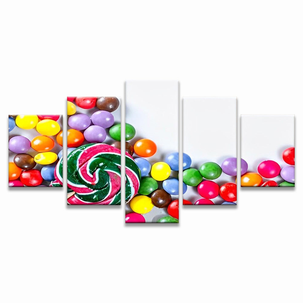 Bonbons 5 Partie Peinture par Numéros