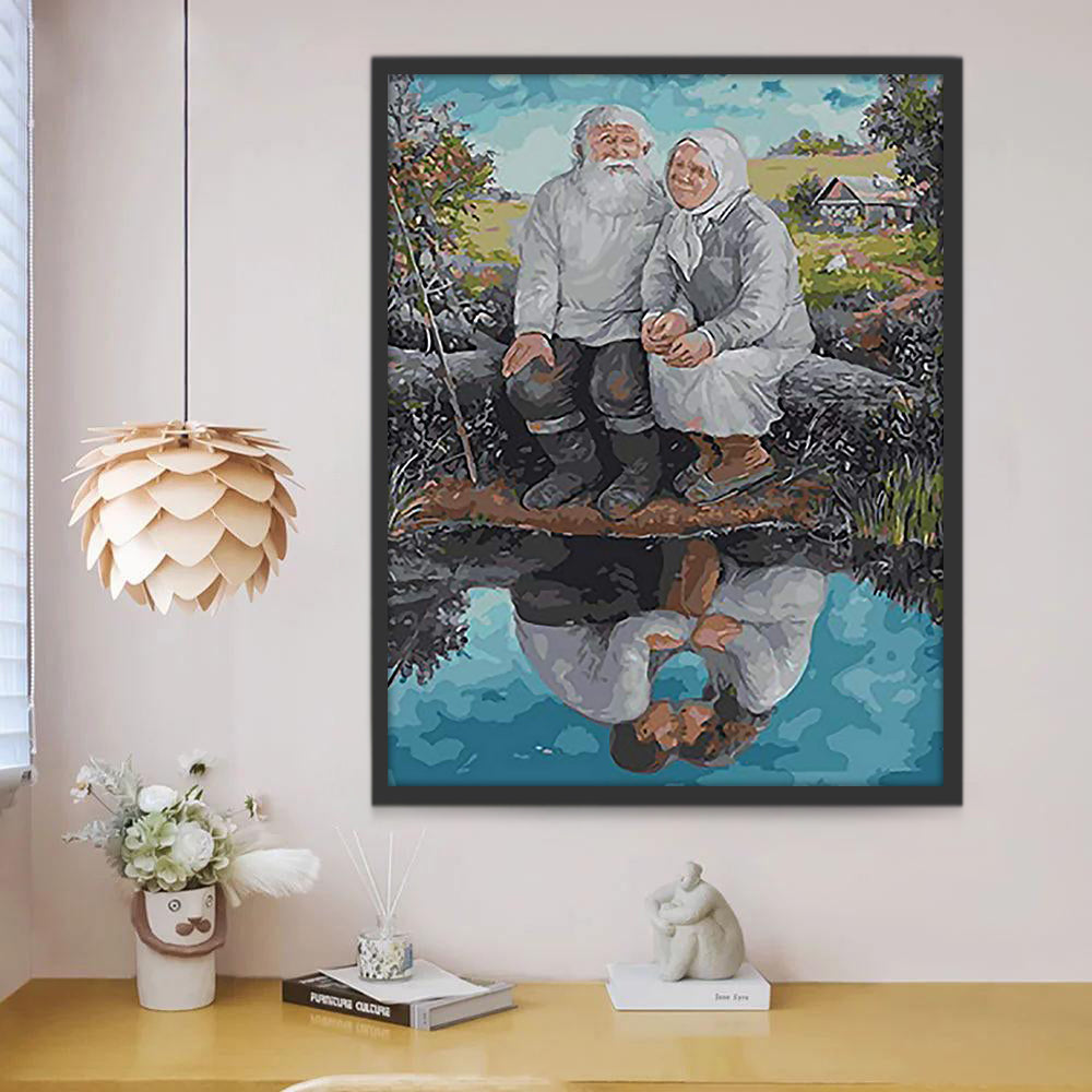 Bons vieillards Peinture par Numéros