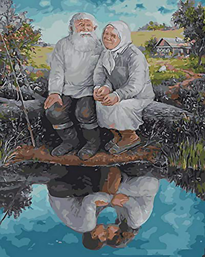 Bons vieillards Peinture par Numéros