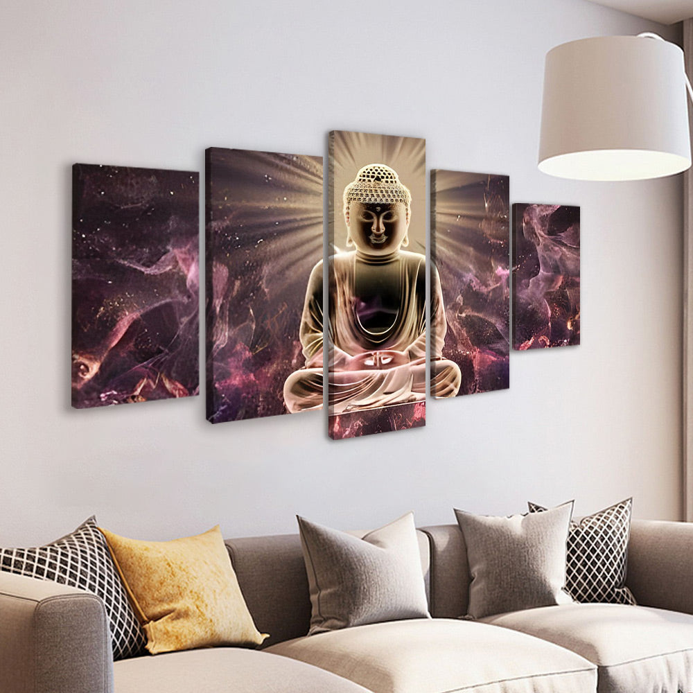 Bouddha Lumineux 5 Partie Peinture par Numéros