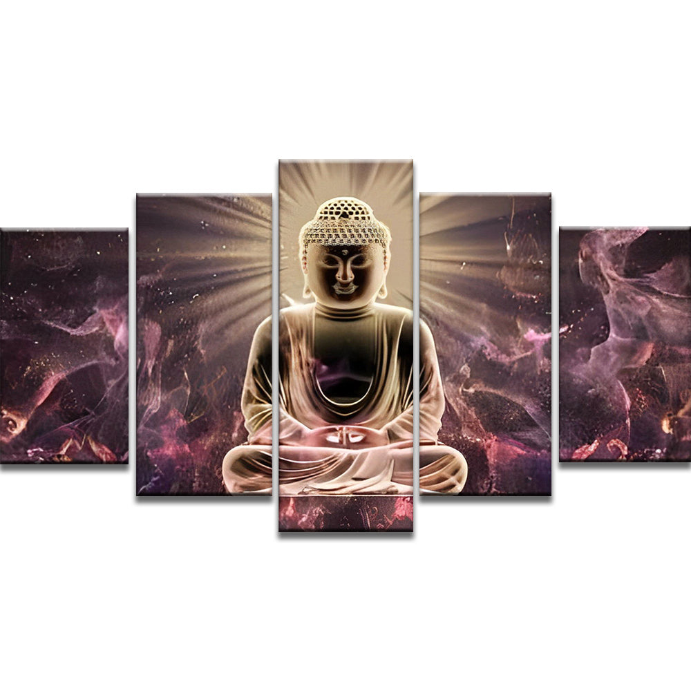 Bouddha Lumineux 5 Partie Peinture par Numéros