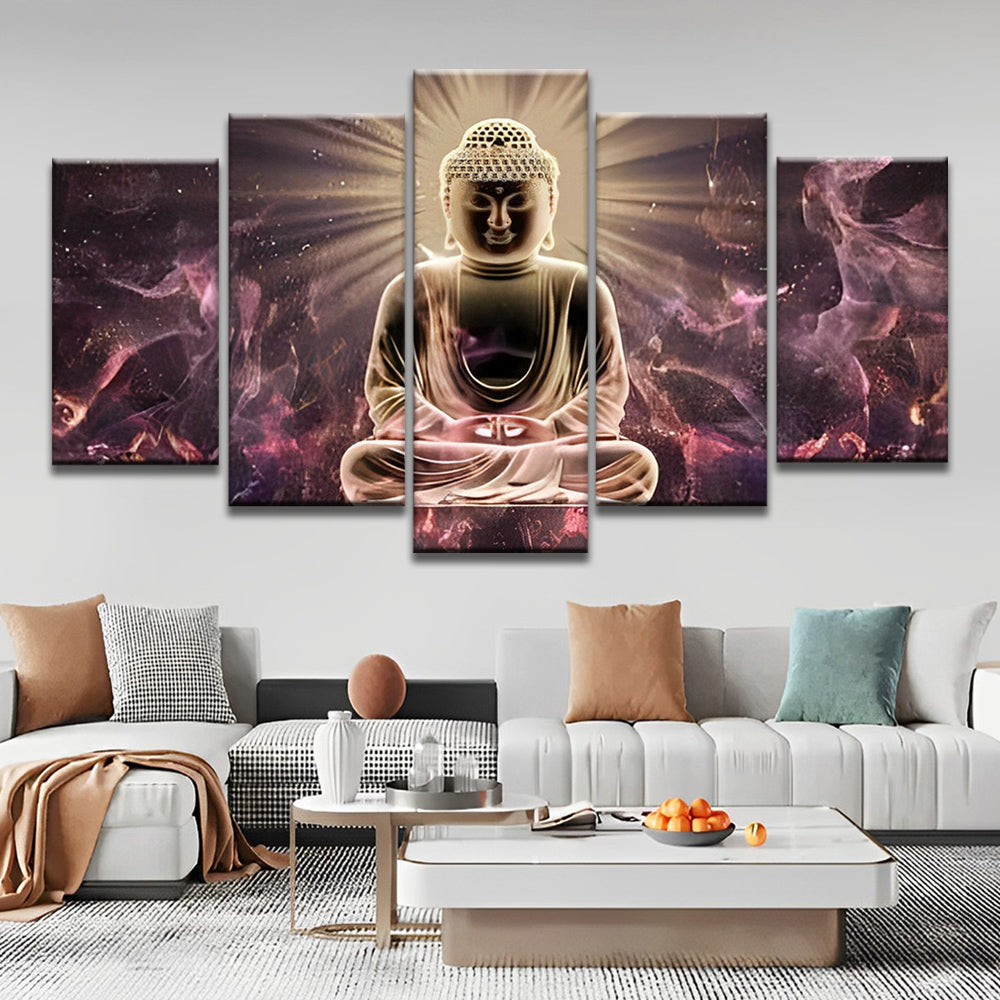 Bouddha Lumineux 5 Partie Peinture par Numéros
