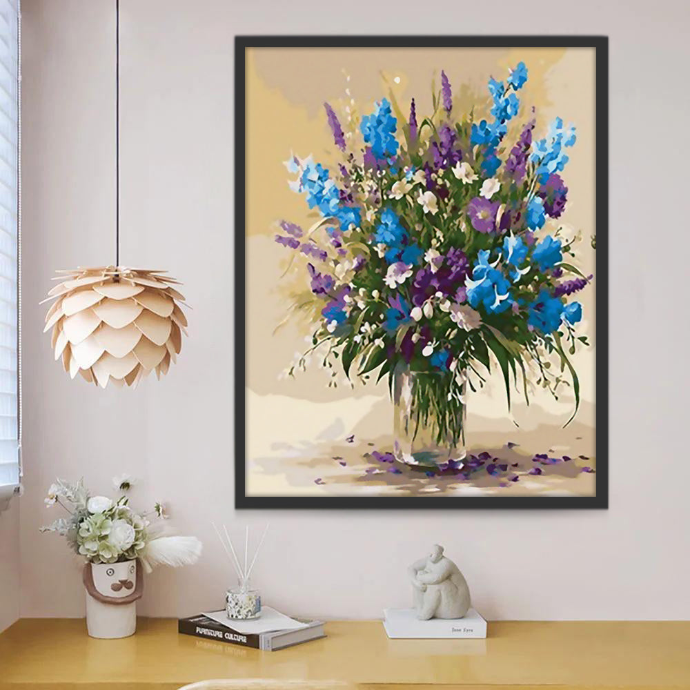 Bouquet de Petites Fleurs Peinture par Numéros