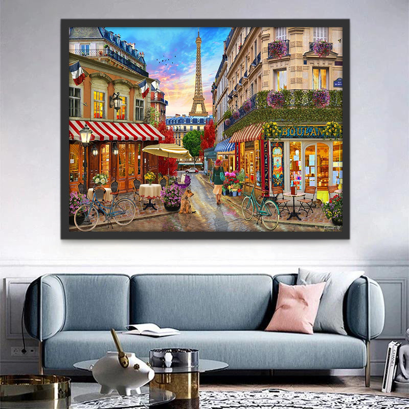 Boutiques à Paris Peinture par Numéros