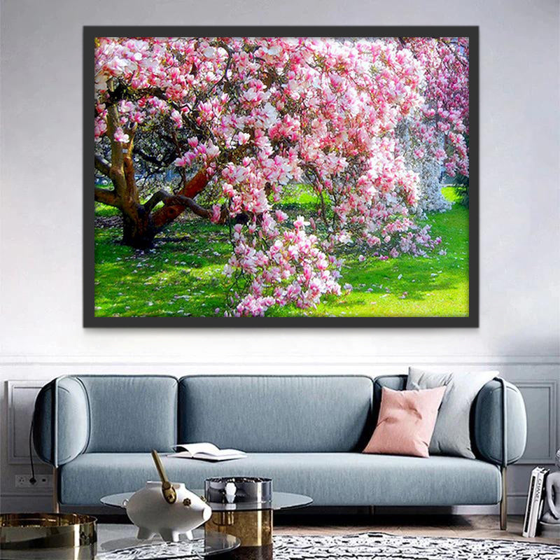 Branches en Fleurs Peinture par Numéros