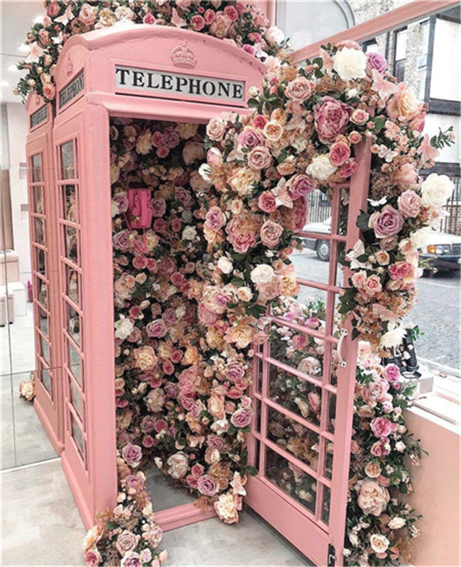 Cabinet Téléphonique de Fleurs Peinture par Numéros