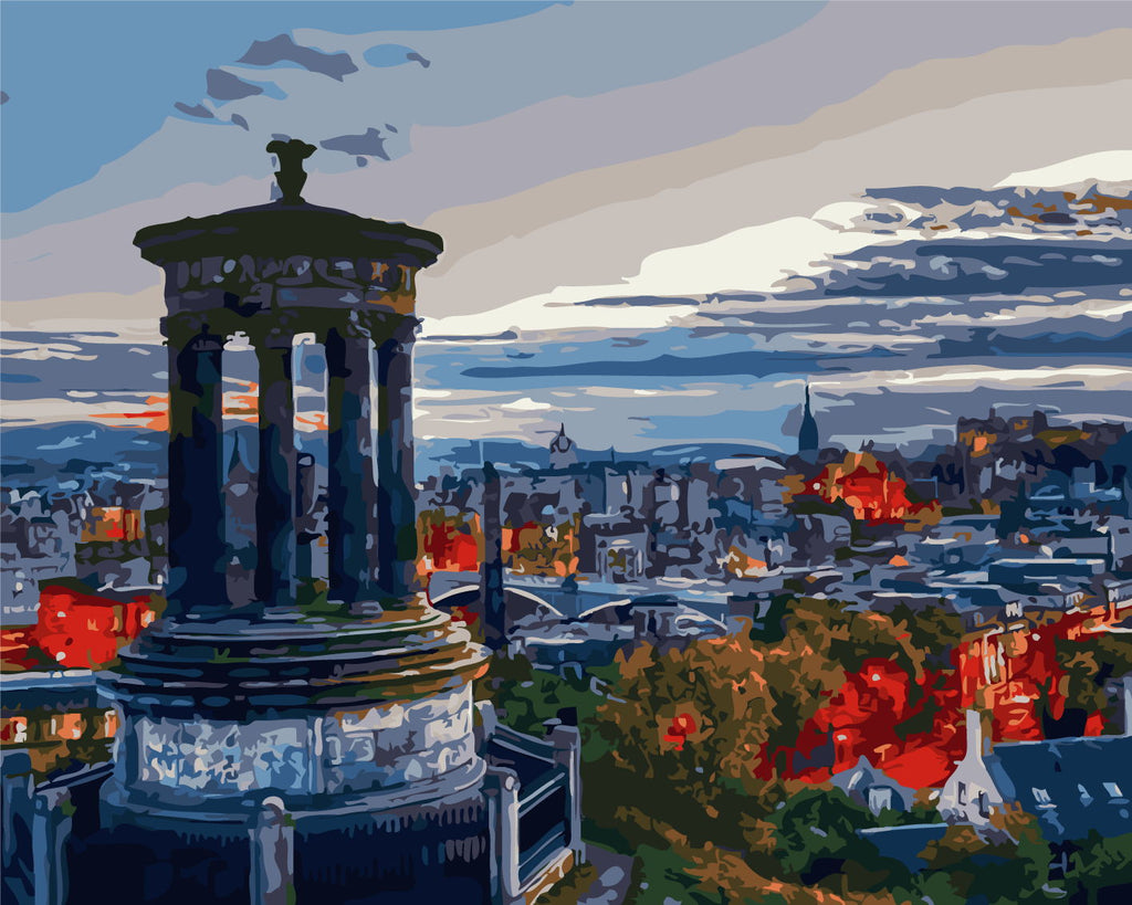 Calton Hill Peinture par Numéros