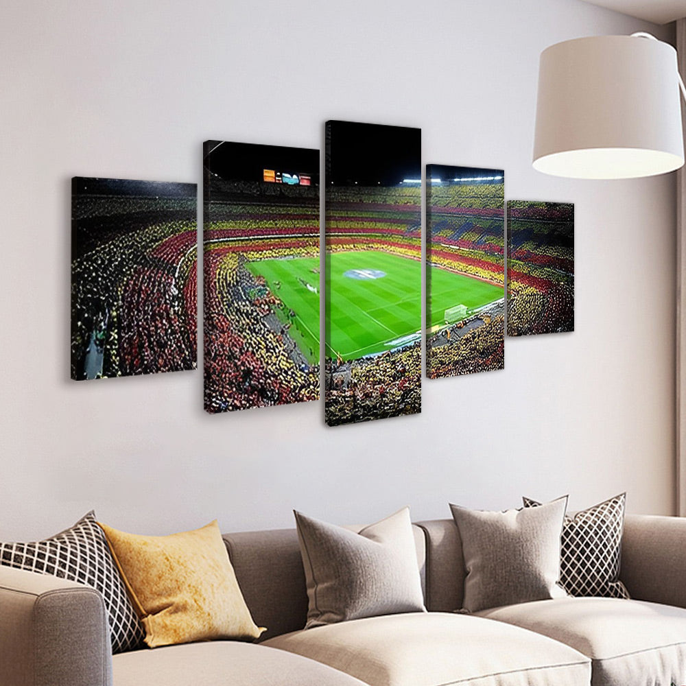 Camp Nou 5 Partie Peinture par Numéros