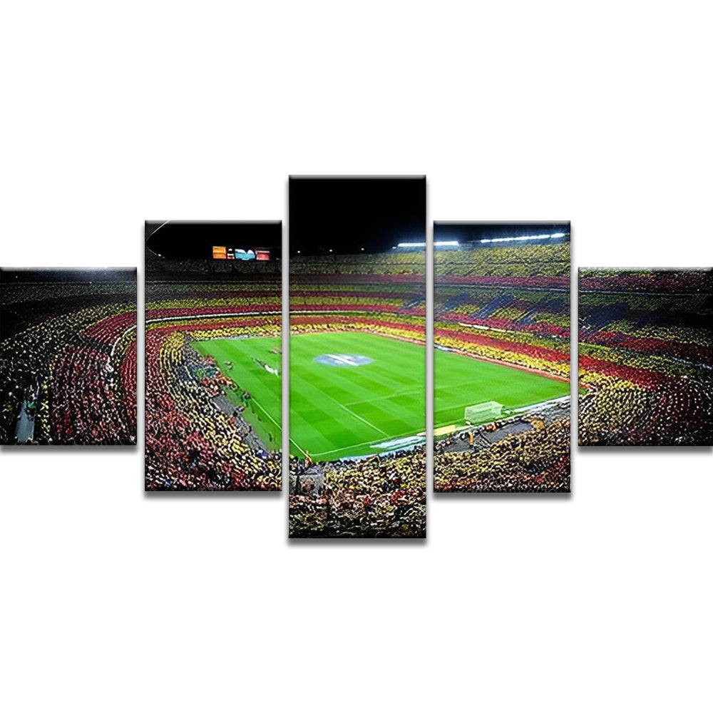 Camp Nou 5 Partie Peinture par Numéros
