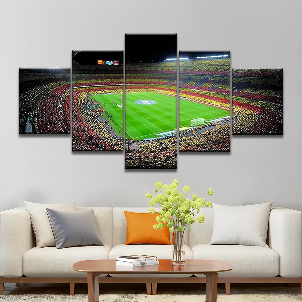 Camp Nou 5 Partie Peinture par Numéros