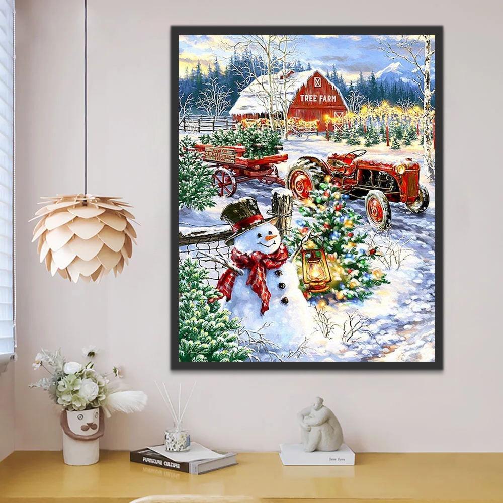 Campagne Noël Peinture par Numéros