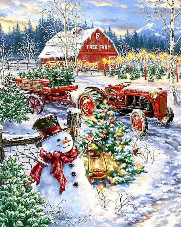 Campagne Noël Peinture par Numéros