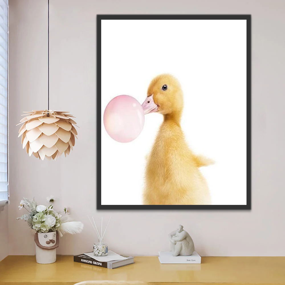 Canard et Ballon Peinture par Numéros