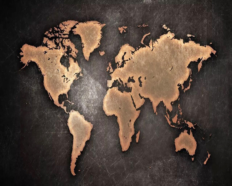 Carte Du Monde Peinture par Numéros