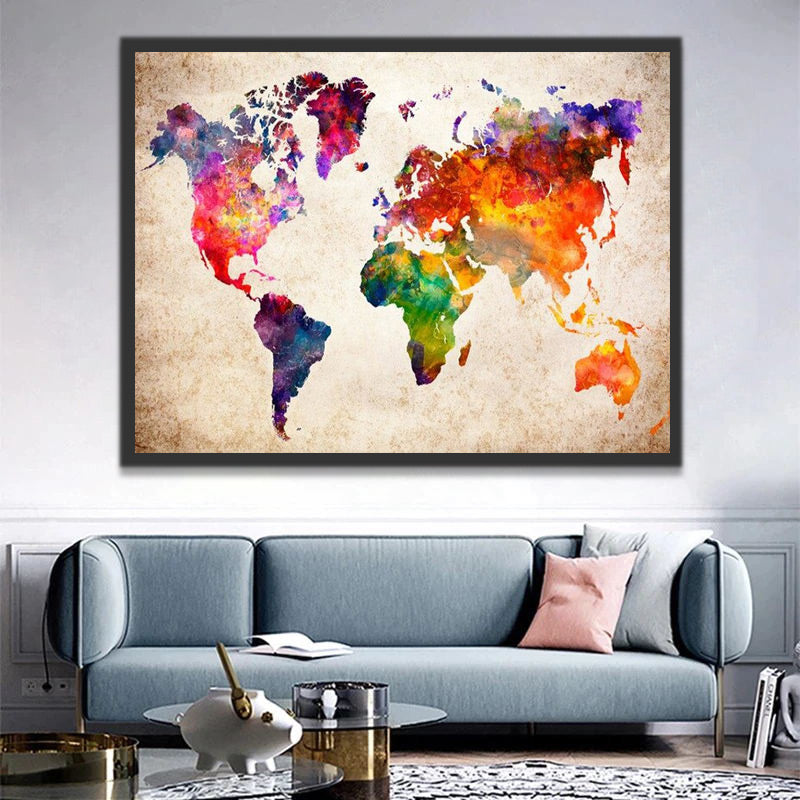 Carte Peinture par Numéros