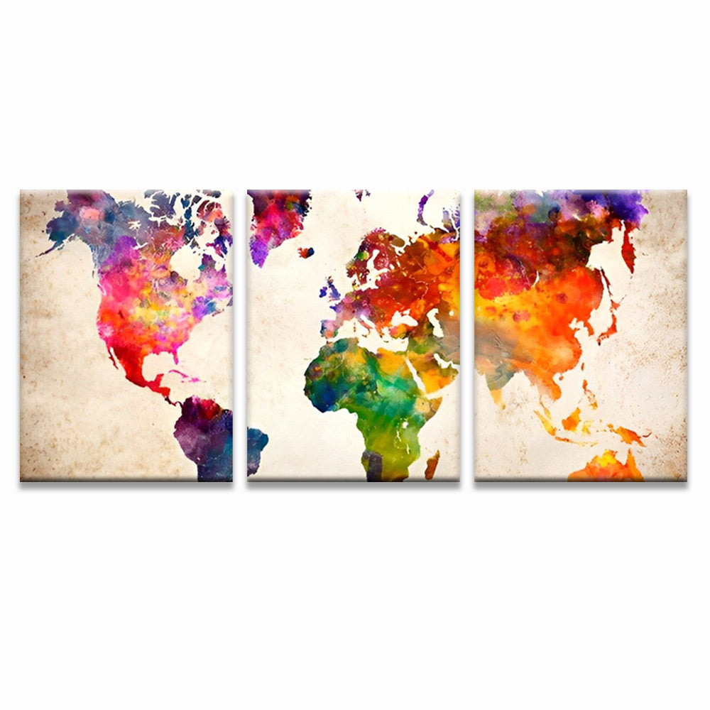 Carte Universelle 3 Partie Peinture par Numéros